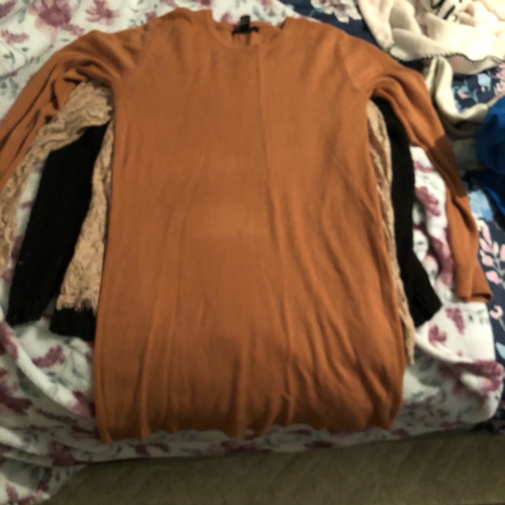 Long dress sweater material